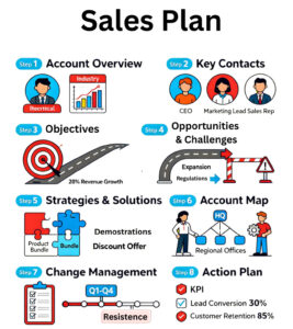 8 steps Sales Plan
